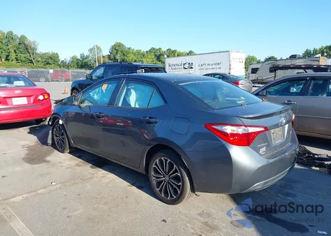 2014 Toyota Corolla S Plus from USA, damaged, VIN 5YFBURHE6EP127351
